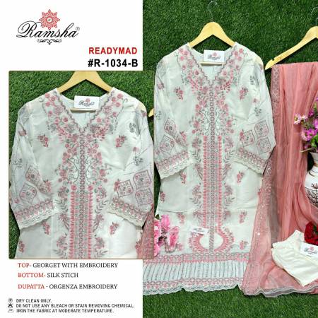 Ramsha R 1034 Readymade Pakistani Suit Collection
